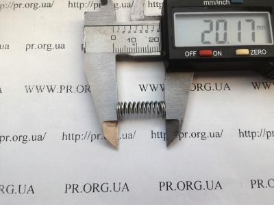 Пружина стиснення 0,8 х 6 х 20 (Артикул: S5680)