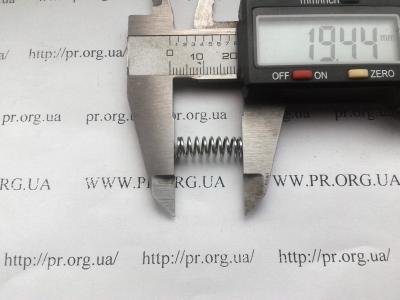 Пружина сжатия 0,8 х 6 х 19,4 (Артикул: S5683)