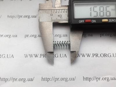 Пружина сжатия 0,8 х 6 х 16 (Артикул: S5689)