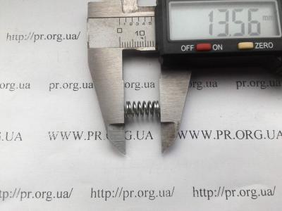 Пружина стиснення 0,8 х 6,4 х 13,5 (Артикул: S5692)