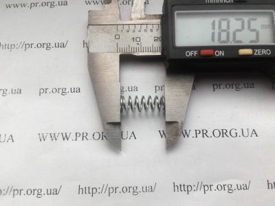 Пружина сжатия 0,8 х 7 х 18,2 (Артикул: S5695)