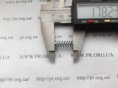 Пружина сжатия 0,8 х 7 х 17,7 (Артикул: S5696)