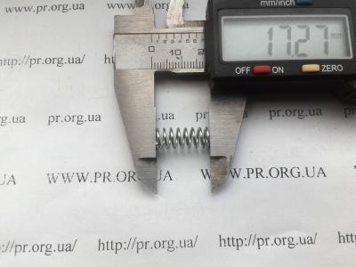 Пружина стиснення 0,8 х 7 х 17,2 (Артикул: S5698)