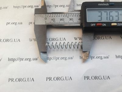 Пружина стиснення 0,7 х 7,4 х 37,5 (Артикул: S5706)