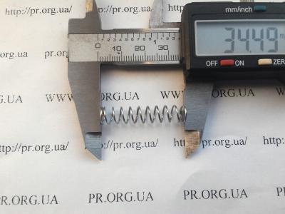 Пружина сжатия 0,7 х 7,4 х 34,5 (Артикул: S5707)