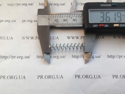 Пружина сжатия 0,7 х 7,4 х 36 (Артикул: S5708)