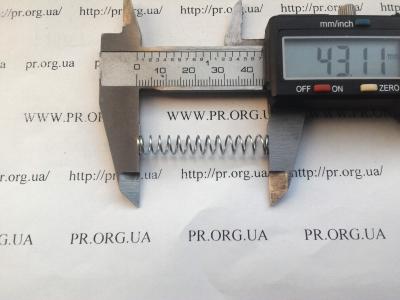 Пружина стиснення 0,7 х 6,8 х 43 (Артикул: S5710)