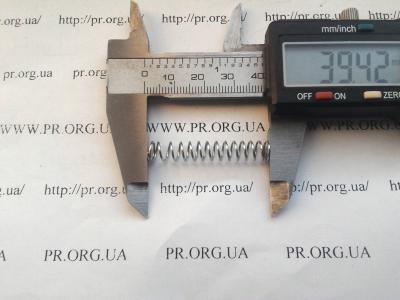 Пружина сжатия 0,7 х 6,7 х 39,5 (Артикул: S5718)