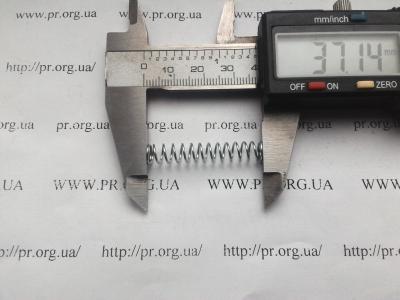 Пружина стиснення 0,7 х 6,6 х 37 (Артикул: S5733)