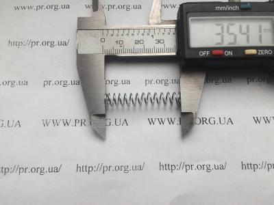 Пружина сжатия 0,7 х 6,6 х 35,5 (Артикул: S5734)