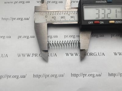 Пружина стиснення 0,7 х 6,8 х 33,2 (Артикул: S5737)