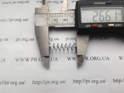 Пружина сжатия 0,7 х 7,2 х 26,5 (Артикул: S5742)