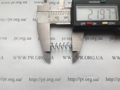 Пружина стиснення 0,7 х 7,2 х 22 (Артикул: S5746)