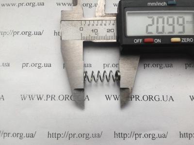 Пружина сжатия 0,7 х 7,2 х 21 (Артикул: S5747)