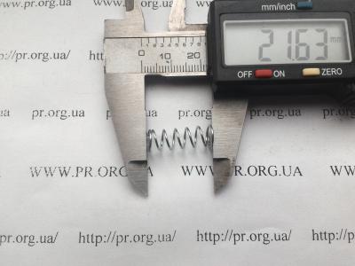 Пружина сжатия 0,7 х 7,2 х 21,5 (Артикул: S5748)