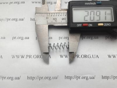 Пружина стиснення 0,7 х 7,3 х 21 (Артикул: S5749)