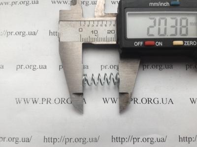 Пружина сжатия 0,7 х 7,2 х 20,5 (Артикул: S5750)
