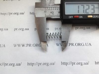 Пружина стиснення 0,7 х 7,2 х 17 (Артикул: S5755)