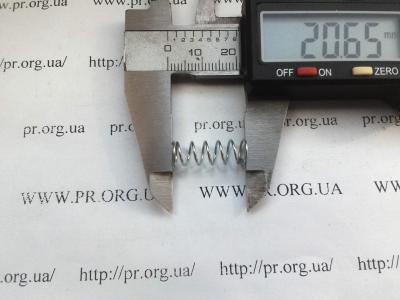 Пружина сжатия 0,7 х 7,2 х 20,6 (Артикул: S5757)