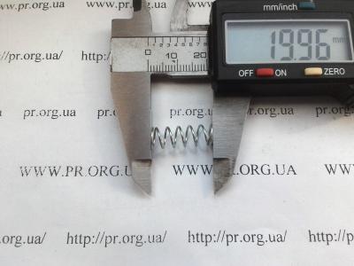 Пружина сжатия 0,7 х 7,3 х 20 (Артикул: S5758)