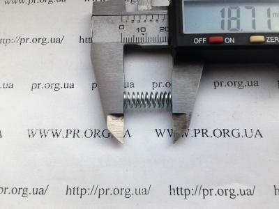 Пружина сжатия 0,7 х 6,2 х 18,8 (Артикул: S5763)