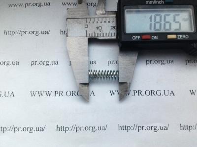 Пружина сжатия 0,7 х 6,2 х 18,6 (Артикул: S5764)