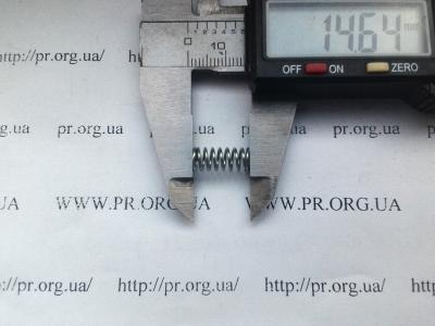 Пружина стиснення 0,7 х 6,2 х 14,5 (Артикул: S5765)