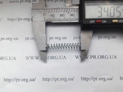 Пружина сжатия 0,6 х 6 х 34 (Артикул: S5768)