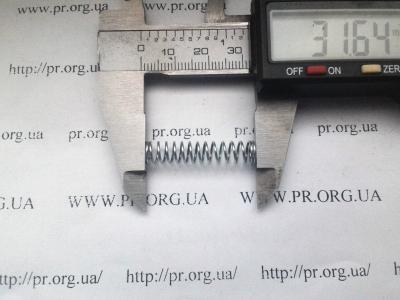 Пружина сжатия 0,7 х 6,6 х 31,5 (Артикул: S5772)