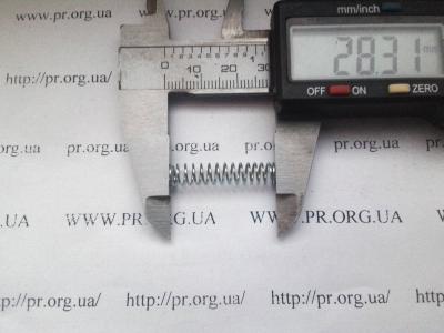 Пружина сжатия 0,6 х 6 х 28,3 (Артикул: S5779)