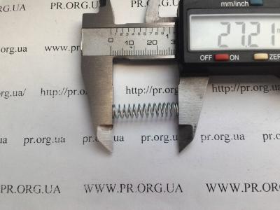 Пружина сжатия 0,6 х 6 х 27 (Артикул: S5783)