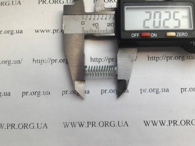 Пружина стиснення 0,6 х 7 х 20 (Артикул: S5789)