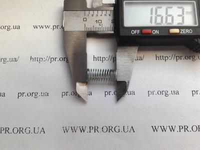 Пружина сжатия 0,6 х 7 х 16,5 (Артикул: S5794)