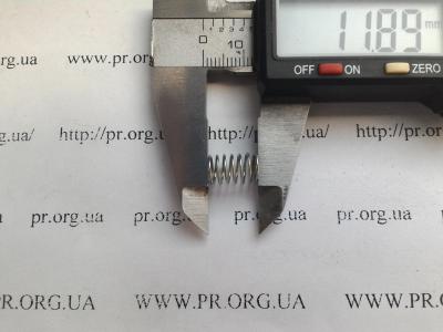 Пружина сжатия 0,6 х 7,2 х 11,8 (Артикул: S5797)