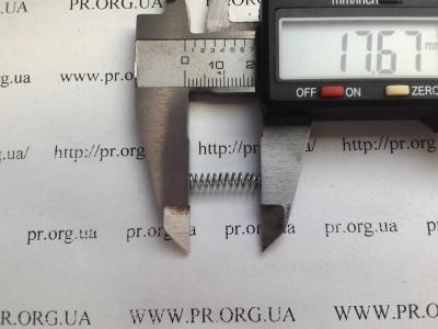 Пружина сжатия 0,6 х 4 х 17,5 (Артикул: S5798)