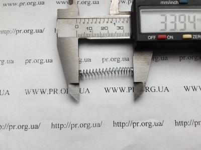 Пружина стиснення 0,5 х 5 х 33,8 (Артикул: S5805)