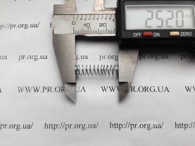 Пружина сжатия 0,5 х 6,5 х 25,2 (Артикул: S5811)