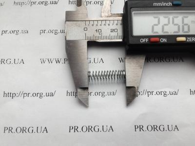 Пружина сжатия 0,5 х 6,5 х 22,5 (Артикул: S5825)