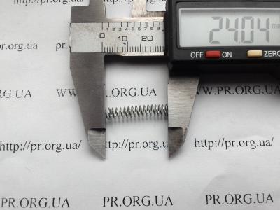 Пружина стиснення 0,5 х 4,5 х 24 (Артикул: S5838)