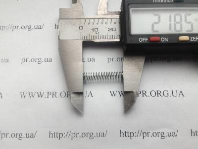 Пружина сжатия 0,5 х 4,7 х 22 (Артикул: S5841)