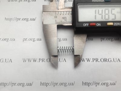 Пружина стиснення 0,5 х 6 х 14,8 (Артикул: S5851)