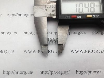 Пружина стиснення 0,5 х 5 х 10,5 (Артикул: S5855)