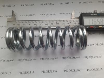 Пружина сжатия 5 х 38 х 116,5 (Артикул: S5915)