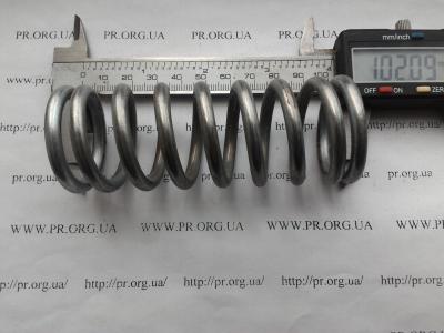 Пружина стиснення 5 х 38,5 х 102 (Артикул: S5939)