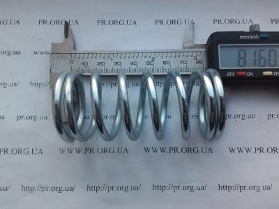 Пружина сжатия 4 х 37,7 х 81,5 (Артикул: S5971)