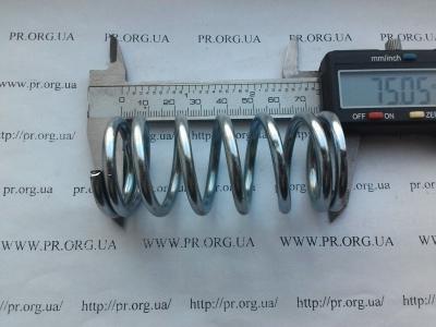 Пружина стиснення 4 х 33,8 х 75 (Артикул: S5980)