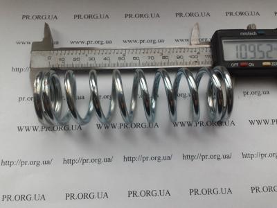 Пружина сжатия 4 х 33 х 109,5 (Артикул: S6051)