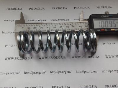 Пружина стиснення 4 х 31,5 х 101 (Артикул: S6053)