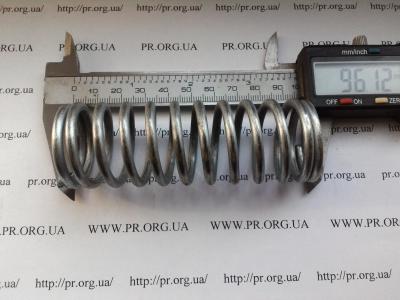 Пружина стиснення 3,5 х 32,5 х 96 (Артикул: S6075)
