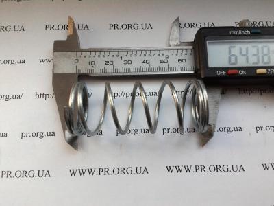 Пружина сжатия 2 х 26 х 64 (Артикул: S6079)